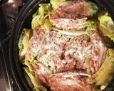 白菜と豚ひき肉のお鍋＊ミルフィーユ作り方7写真