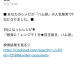 朝食に！レンジで１分★目玉焼き、ハム卵作り方5写真