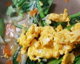 お弁当にも☆簡単野菜と玉子の中華風炒め作り方5写真