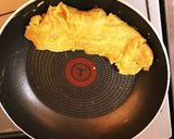余った納豆で♪ 納豆あんかけオムレツ作り方3写真