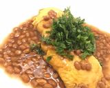 余った納豆で♪ 納豆あんかけオムレツ作り方4写真