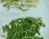 山椒が香る 大根の葉としらすのご飯作り方1写真