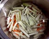 温まる！和風あっさり！キムチにゅうめん作り方3写真
