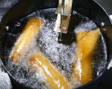 簡単！野菜たっぷり☆アジアン牛豚春巻き作り方3写真