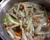 温まる！和風あっさり！キムチにゅうめん作り方4写真