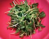 ボールだけで簡単！豆苗とかにかまのサラダ作り方4写真