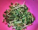 ボールだけで簡単!豆苗とチキンのサラダ作り方4写真