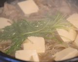 豚バラごぼうと豆腐のスープ鍋作り方5写真