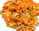 ご飯がすすむ！豚肉と野菜のピリ辛炒め作り方8写真