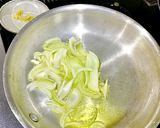 明太子とほうれん草のクリームパスタ作り方2写真