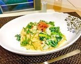 明太子とほうれん草のクリームパスタ作り方9写真