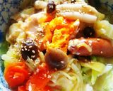 熱々、冷し中華ゴマだれラーメン♪作り方3写真