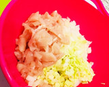 ヘルシーお好み焼き(残りモノで)作り方1写真
