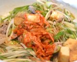 厚揚げ豆腐と長ねぎのキムチ炒め作り方5写真