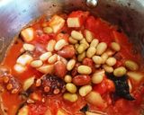 低糖質！タコと豆のトマト煮作り方3写真