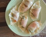【幼児食】餃子の皮でつつんでみました。作り方2写真