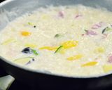 夏野菜リゾットのオムライス バジルソース作り方4写真