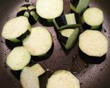 茄子のキムチ炒め作り方1写真