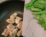 ニラと鶏もも肉さっぱり炒め作り方2写真