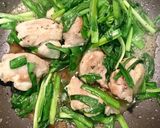 ニラと鶏もも肉さっぱり炒め作り方4写真