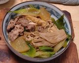 すき焼き風♪　厚揚げと豚肉と白ねぎの煮物作り方14写真