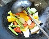 牛肉と彩り野菜のオイスターソース炒め作り方6写真