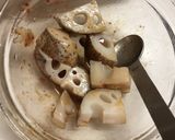 皮付きレンコンの梅肉和え◆サッと一品作り方4写真