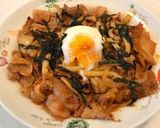 辛さもマイルド、豚キムチ温玉うどん！作り方11写真