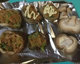 椎茸のネギ味噌納豆焼き作り方4写真