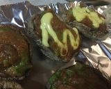 椎茸のネギ味噌納豆焼き作り方5写真