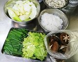 ヘルシー白滝豚三枚肉とキノコ味噌鍋作り方3写真
