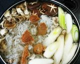 ヘルシー白滝豚三枚肉とキノコ味噌鍋作り方6写真
