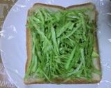 レンジで２分半♪しゅうまいキャベ卵パン作り方4写真
