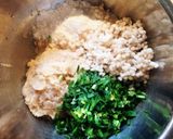 もち麦＊チーズ☆挽肉☆inニラチヂミ♪作り方5写真