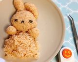おやすみうさちゃんランチプレート作り方1写真
