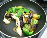 茄子長ネギピーマン簡単味噌炒めのたれ作り方5写真
