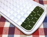 ★離乳食初期★時短ペーストほうれん草作り方6写真
