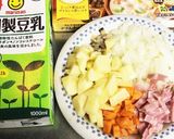 白菜入り♡豆乳クラムチャウダー作り方1写真