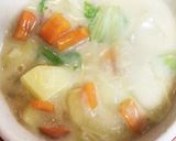白菜入り♡豆乳クラムチャウダー作り方4写真