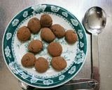 油脂類不使用のトリュフ@クローン病食作り方3写真