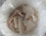 イカと青梗菜の炒め物作り方1写真