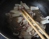 イカと青梗菜の炒め物作り方3写真