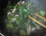 イカと青梗菜の炒め物作り方5写真