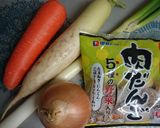 みそ豆乳スープ**作り方1写真
