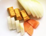 もはや立派なおかず✨カボチャが甘い豚汁作り方6写真