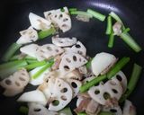 ほくシャキ☆根菜と小松菜の豚ばら炒め作り方4写真