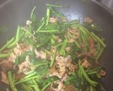 豚肉とケールのオイスター炒め♬作り方7写真