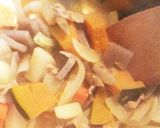 もはや立派なおかず✨カボチャが甘い豚汁作り方12写真