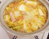 残ったカレーで簡単チーズカレー鍋♪作り方3写真