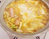 残ったカレーで簡単チーズカレー鍋♪作り方4写真